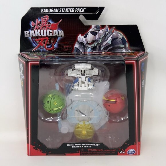 Bakugan Starter Pack Special Attack Hammerhead Brusier Ventri - Picture 1 of 3